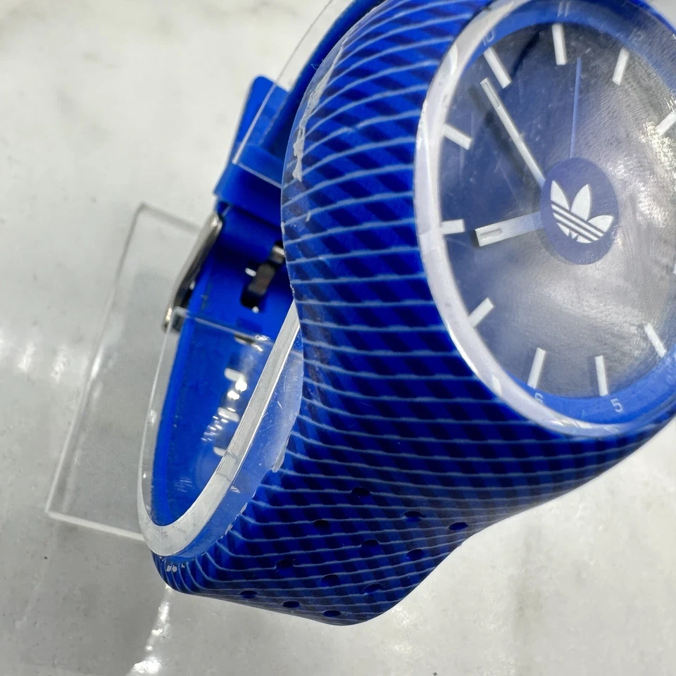 Raro Reloj Adidas Hombre Azul, ADH3203, Batería Nueva, Funciona Foto 2 de 4