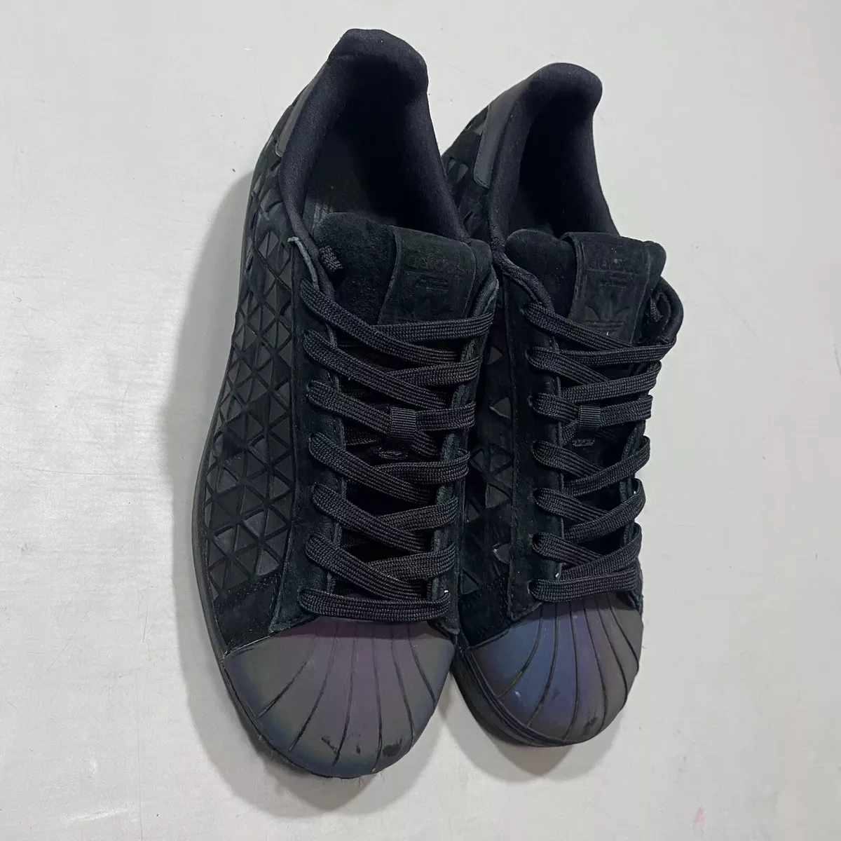 Adidas Superstar Xeno Flip Black Suede Hexagon Mens Sz: 9.5 #AQ8184 | eBay