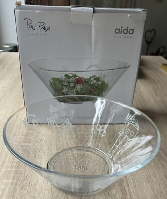 Poul Pava Glas Schale Bowl Schüssel 25cm Pure Friends By Aida Denmark Incl Ovp
