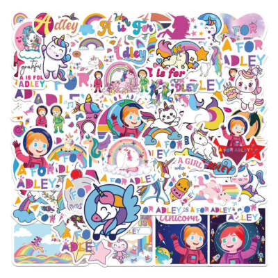 10/30/50PCS Cartoon Game Unicorn A for Adley Stickers DIY Phone Laptop Luggage S