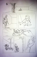 MATT HEBB Original WINDWALKER Original Hand Drawn Interior Page