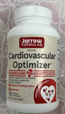Jarrow Formulas Vegan Cardiovascular Optimizer 120 VegCaps Exp 07/25