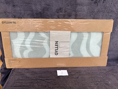 Vintage (NAGELNEU) Ikea Gyllen Wandleuchte Glasplatte (OHNE LAMPE) Erica Pekkari
