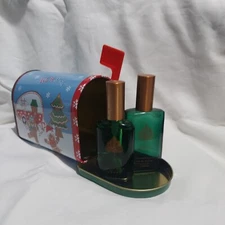 Coty Aspen For Men Aftershsve  1oz & Cologne Spray .75 oz  In Christmas Mailbox