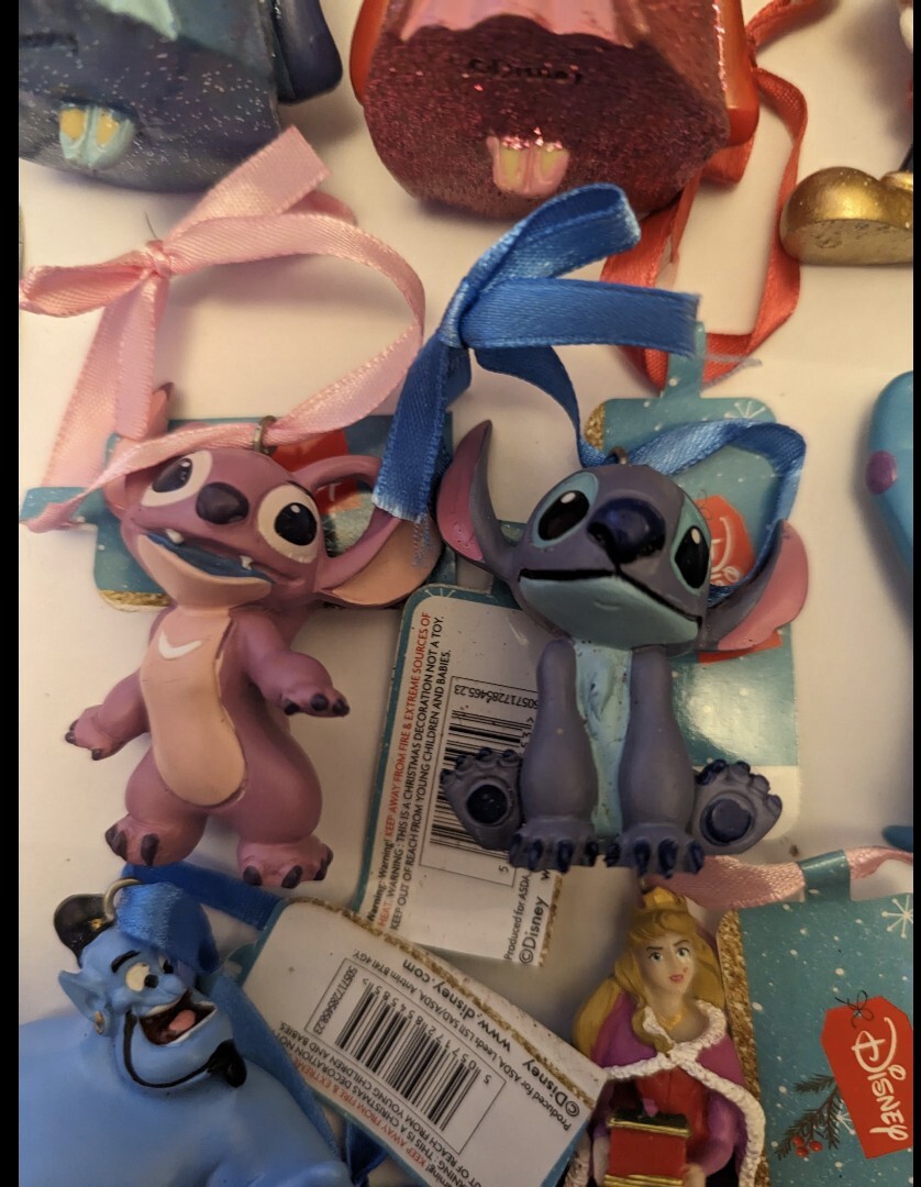 12 Disney Christmas Ornaments eBay