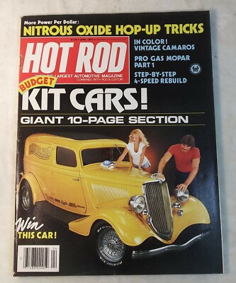 Hot Rod Automotive Magazine Apr 1981 Vol 34 No 4 Kit Car Camaro Mopar Rebuild