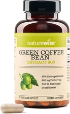 NatureWise Green Coffee Bean Extract Capsules 800Mg, Vegan, Non-GMO, 60 Capsules