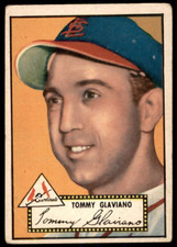 1952 Topps #56 Tommy Glaviano St. Louis Cardinals Black Back  VG-VG+