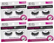 Ardell Professional False Eyelashes Magnetic 3D FAUX MINK 854 4pack Combo