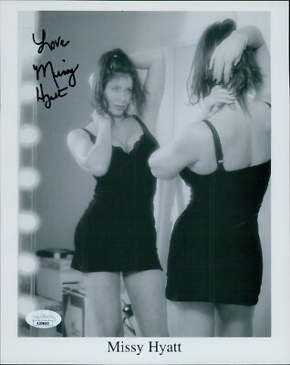 Missy Hyatt WWF WCW ECW Wrestling Signed 8x10 Cardstock Photo JSA