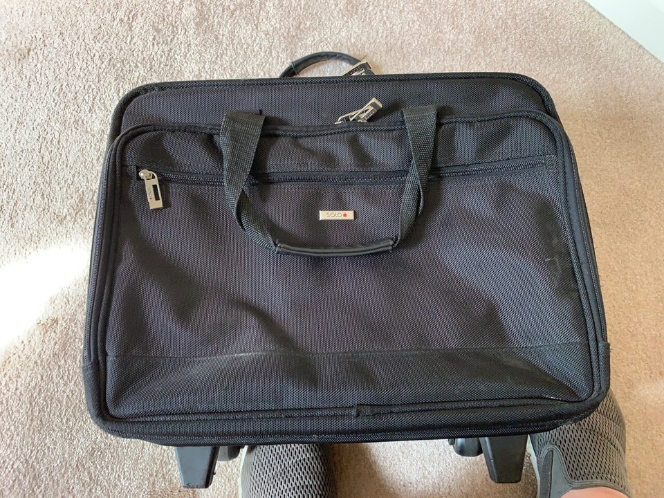 Rolling Picture Add Laptop Rolling Computer / Files Bag - Road Warrior ready - Solo | eBay