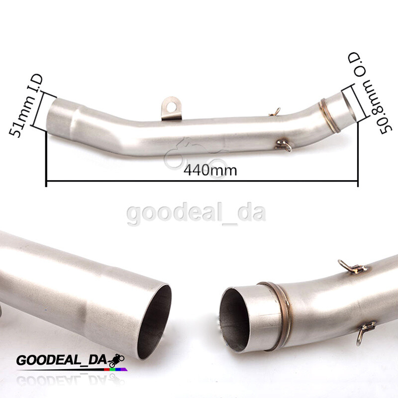 モップ Mid Pipe For Kawasaki Z800 2013-2016 Motorcycle Exhaust