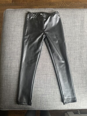 Faux Leather Pants For Girls Size 8 By MANGO 