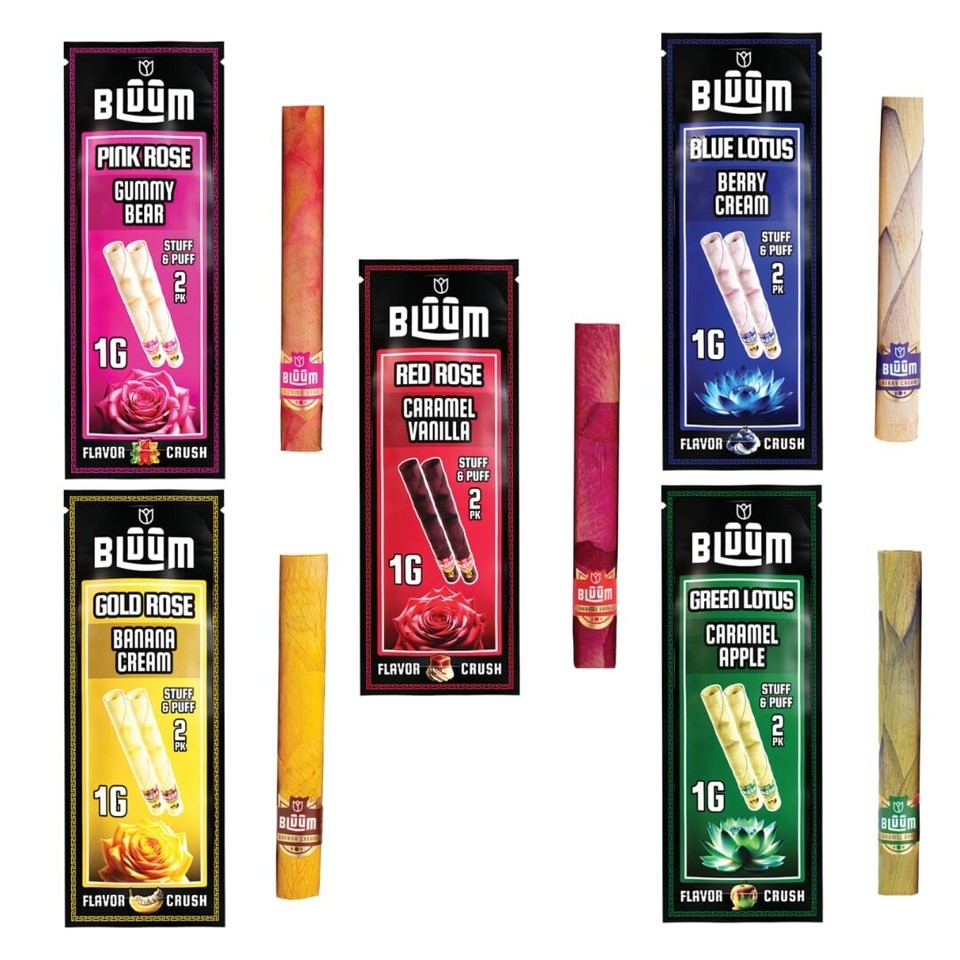 King Palm x Bluum | Flavoured Pre-Rolled Cones |  | 1 Pack =2 Rolls | 5 Flavours