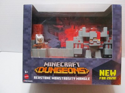 Minecraft Dungeons Redstone Monstrosity Mangle Battle Set With Mini Figures Ebay