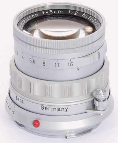 RIGID Summicron-M f=5cm 1:2 PRIME Lens for Leica M Made by Leitz WETZLAR in 1958 - Picture 4 of 9