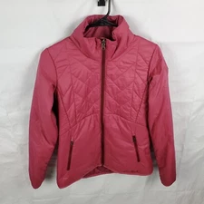 Marmot Jacket Women's Small Red Quilted Full Zip Outdoor Active Coat Logo M35810