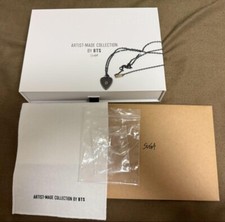 BTS SUGA Guitar Pick Necklace Artist Made Collection Black F/S JAPAN Limited