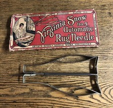 Vintage Rug Needle Virginia Snow No.5 Automatic