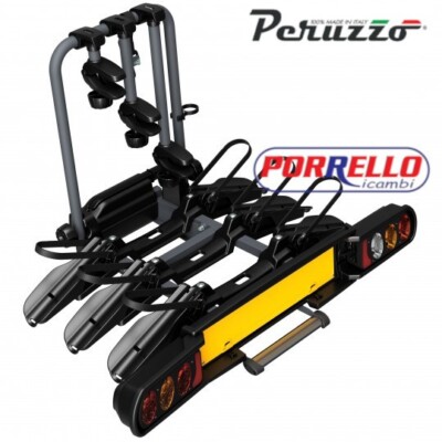 PURE DISTINCT Anhängerkupplung Fahrradträger PERUZZO Für 3 Fahrräder Art. 708/3W