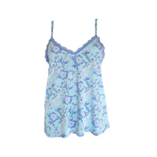 pastel floral lace cami top