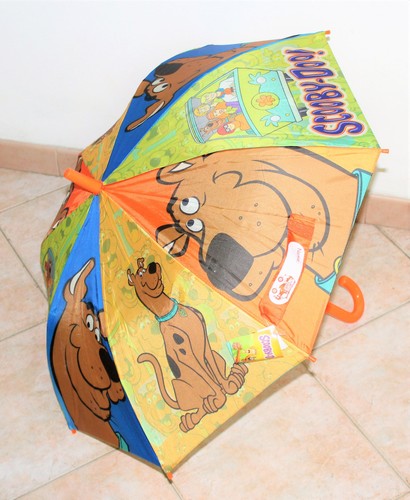 Original Scooby Doo Regenschirm Baby Mädchen Orange Perlen Handbuch - Bild 2 von 5