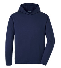 Peter Millar Crown Crafted Excursionist Flex Merino Wool Blend Navy Hoodie XXL