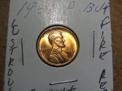 Lustrous Cartwheel Gem+ RED Brilliant Uncirculated 1936-P Lincoln Penny L1