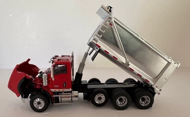 1:50 Red International HX620 SB Ox Stampede Dump Truck 71076 By Diecast Masters - Image 2 of 4
