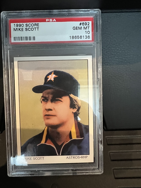 1990 Score Mike Scott #692 Psa 10 1 of 3 graded 