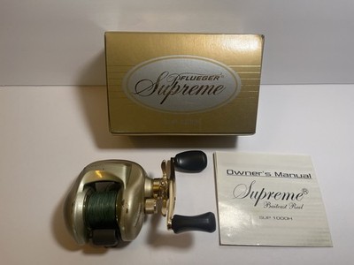 Vintage Pflueger Supreme SUP 1000H Baitcasting Fishing Reel w/ Box