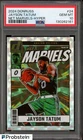 2024-25 Donruss Net Marvels Hyper #24 Jayson Tatum Celtics 16/25 PSA 10