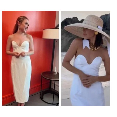NWT Mara Hoffman Isla Strapless Midi Dress Size 2