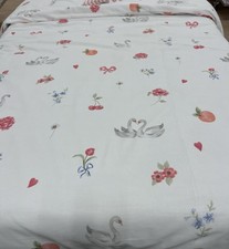 Swan Floral Reversible Duvet Cover Set Single / Double / King