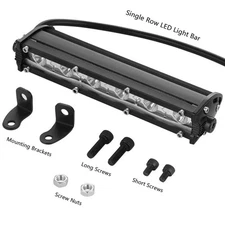 7inch 18W Slim LED Spot Work Light Bar Single Row OFFROAD DRIVING LAMP SUV ATV