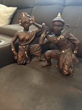 1950s Tribal Dancers Figures Man & Woman 10 I...
