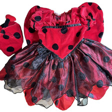 Koala Kids Baby Ladybug Costume 12 Months Tutu Red Black With Hat Halloween