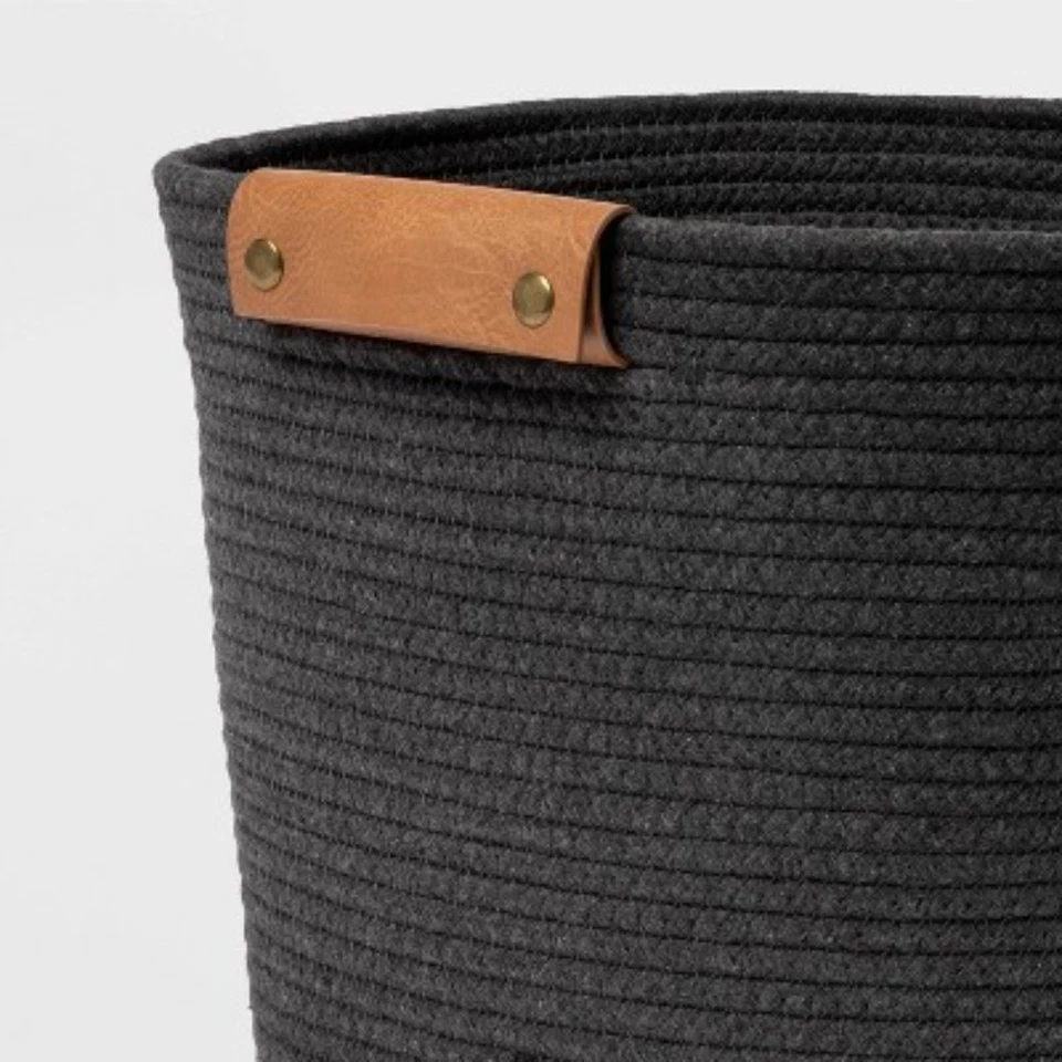 13" Decorative Coiled Rope Basket - Brightroom™ - Image 4 of 4