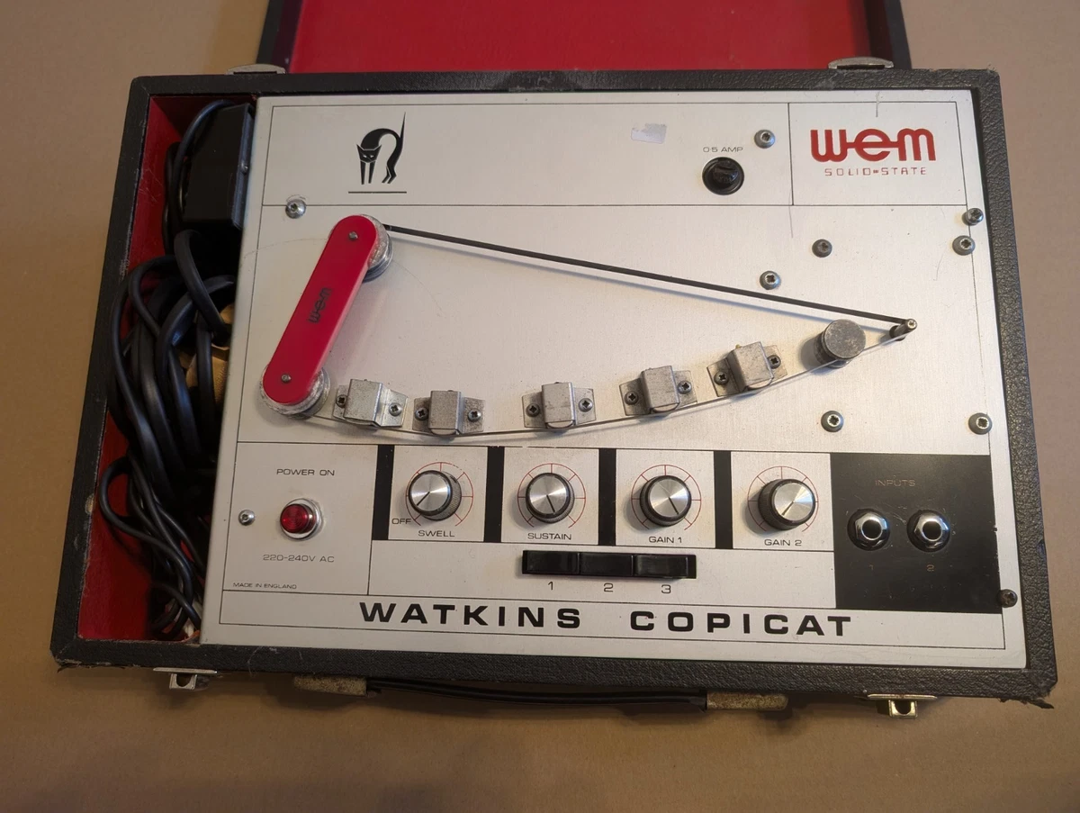 Vintage 1970's Wem Watkins Copicat MK3/4 Tape Echo Delay