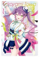 HOLOLIVE Production Card W#3 Tokoyami Towa 2025 BANDAI Japan