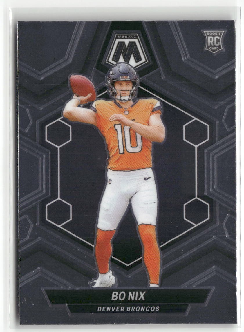 2024 Panini Mosaic #312 Bo Nix RC ☘️174