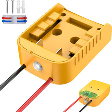 Power Wheel Adapter Compatible with Dewalt 20V Battery - Overdischarge  Overcur
