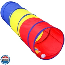 Kids Play Tunnel for Toddlers, Pop Up Crawl Through Tunnel Play Tent for Baby