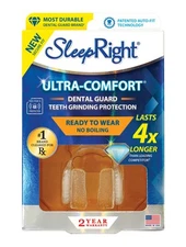 SleepRight Ultra Comfort Dental Guard for Nighttime Teeth Grinding, 1 Count