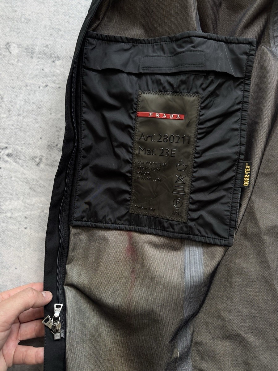 🖤Prada Milano Awesome Luxury Jacket Gore-tex 3 In 1 Art 280211
