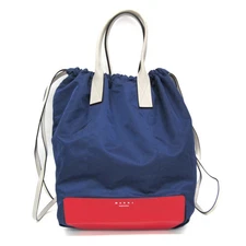 Marni Drawstring Bag ZAMP0005Q0 TN685 Men,Women Nylon,Leather Backpack,Tote Bag