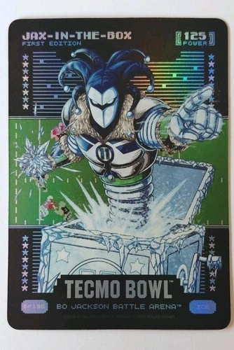 2026 Bo Jackson Battle Arena Tecmo Bowl JAX IN THE BOX Foil Ice SMITH-NJIGBA