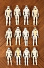Vintage Star Wars Stormtrooper Lot of 12 Action Figures 1977 Original
