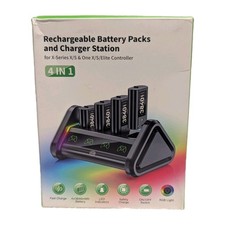 4 x 3840 mWh Battery Packs for Xbox Series X S Controller And Charger Station