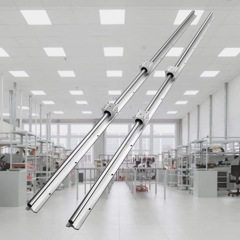 SKYSHALO SBR16 Linear Set 1500mm (2) Rails + (4) SBR16UU Slide Blocks 59"CNC Kit